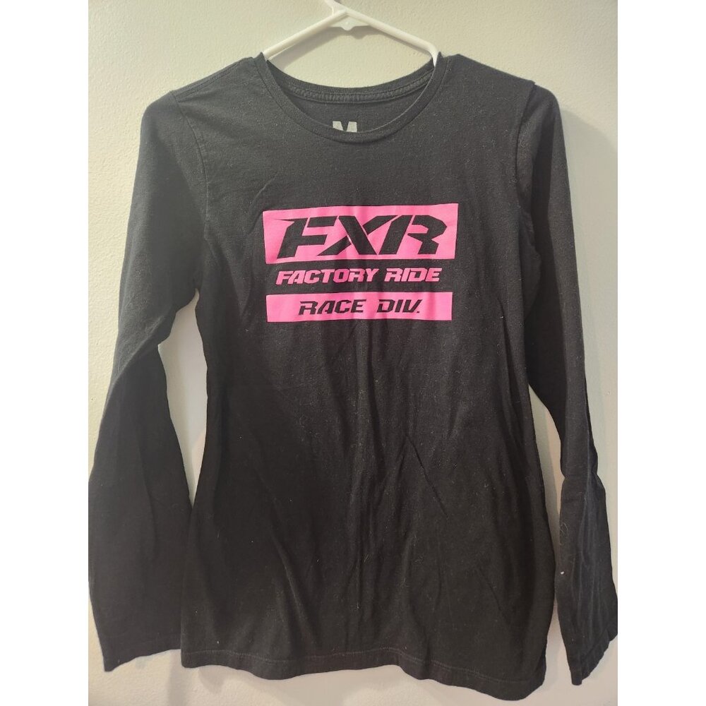 FXR Long Sleeves Women T-Shirt Medium Black Pre-Owned
